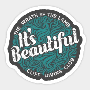 It's Beautiful Hannibal Themed Shirt Sticker